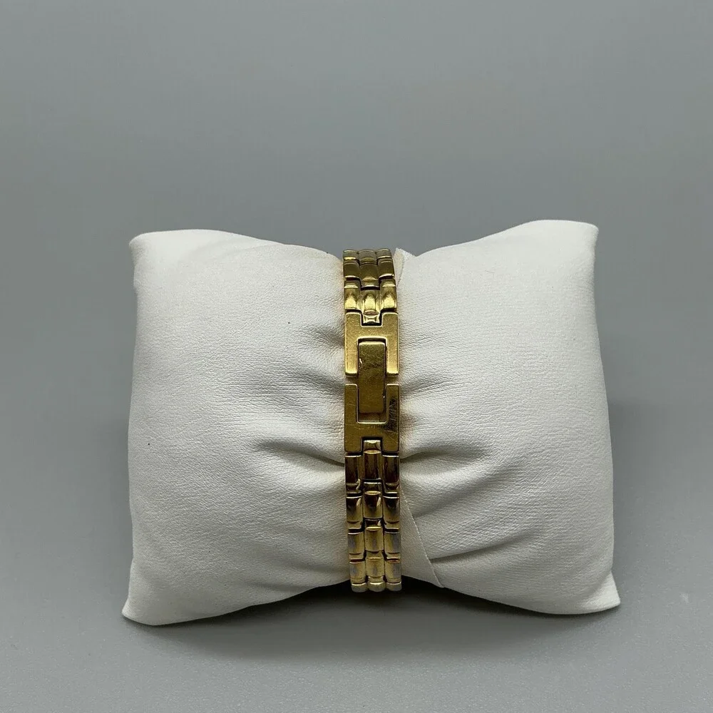 Caravelle By Bulova Womens Watch 18mm Gold Tone 44L33 New Battery 6.5